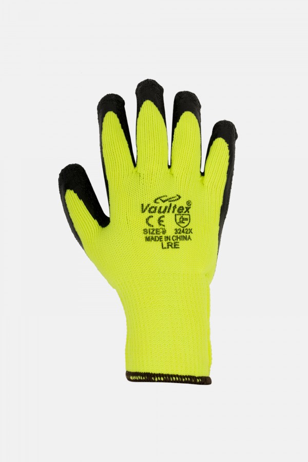 Yellow Anti-Slip Latex coated Gloves